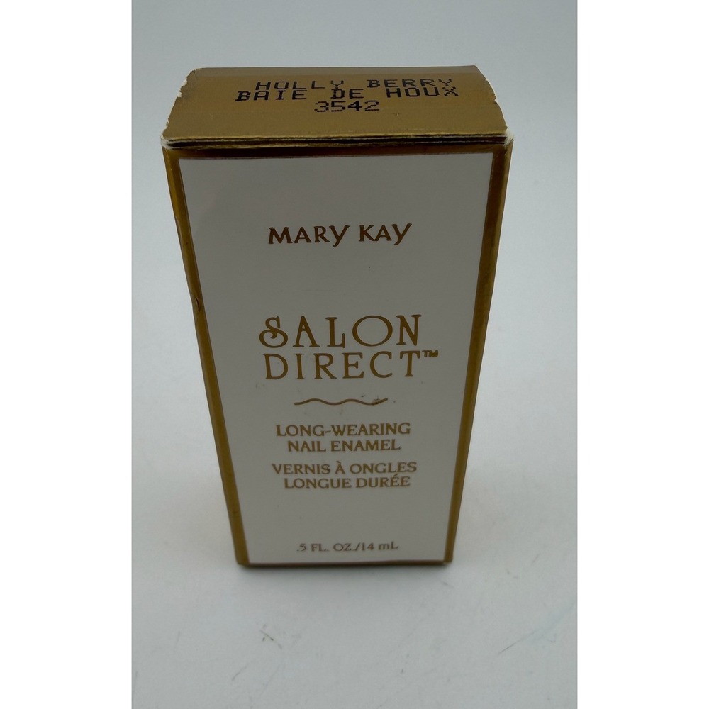 Mary Kay Salon Direct Holly Berry Long Wearing Nail Enamel 14ml 3542